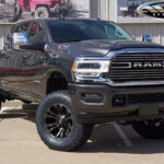 Gray 2024 Dodge Ram 2500 with 4" BDS Lift on 20x10 Fuel Off-Road Vapor Wheels & 37" Toyo Open Country A/T III Tires